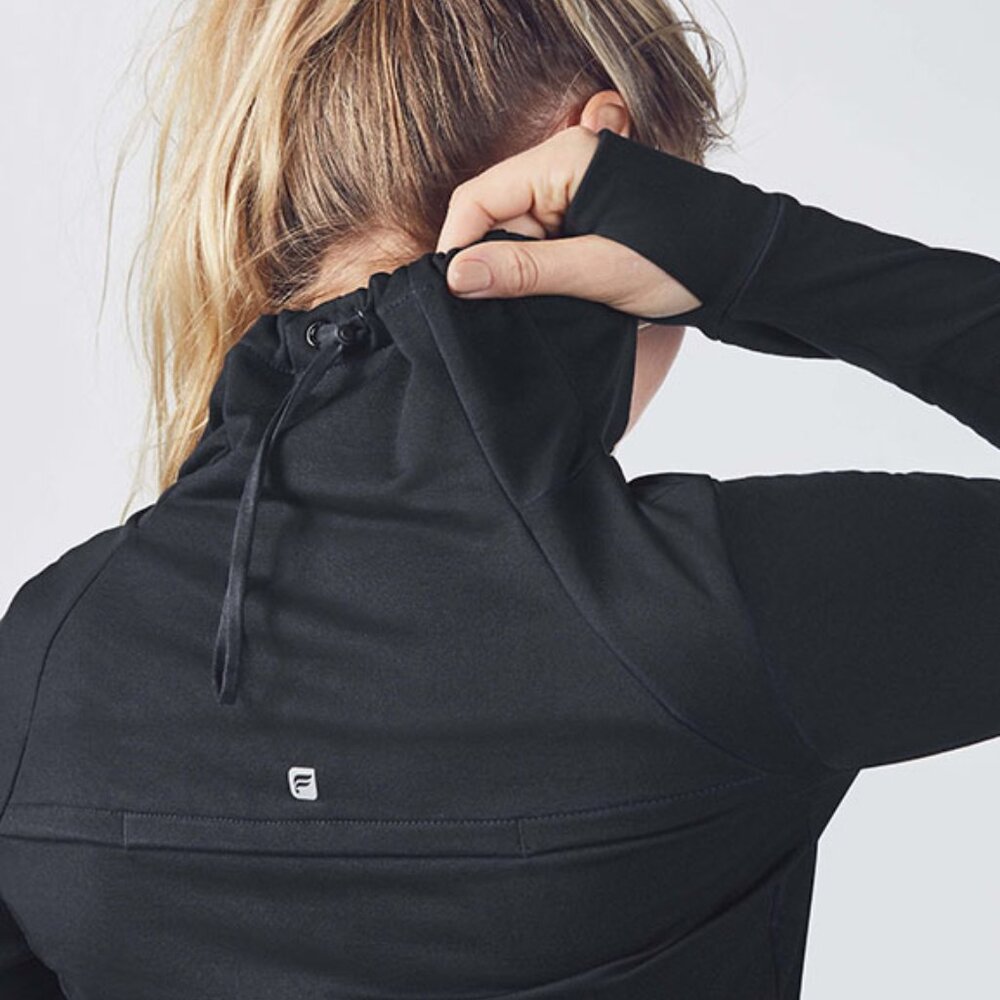 Fabletics Womens Pullover Black Athletic Jolie Ja… - image 3